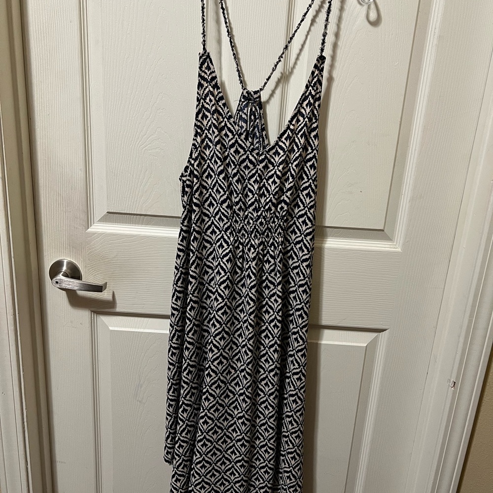 Mittoshop Black and White Sleeveless Sundress
